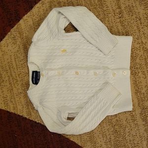 Super cute 3/3T white Ralph Lauren 😍 sweater